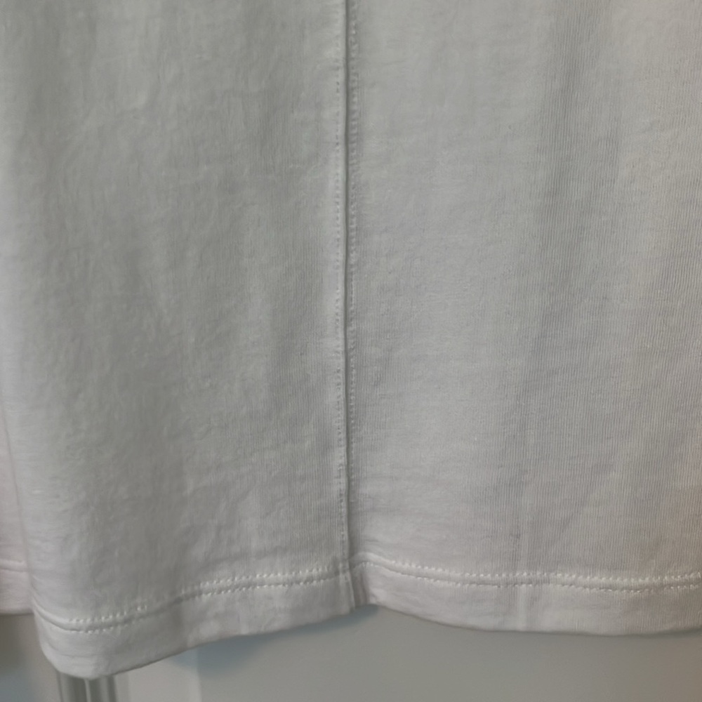 NWOT Sz Large Not Monday Emma White Short Sleeve T Shirt - Picture 8 of 10